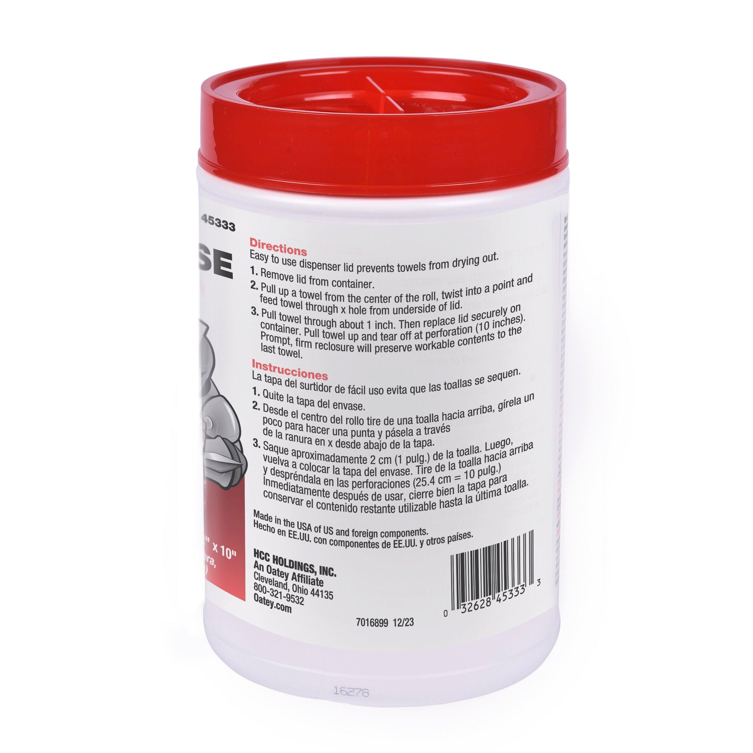 Hercules&reg; White Antibacterial Wipes 
