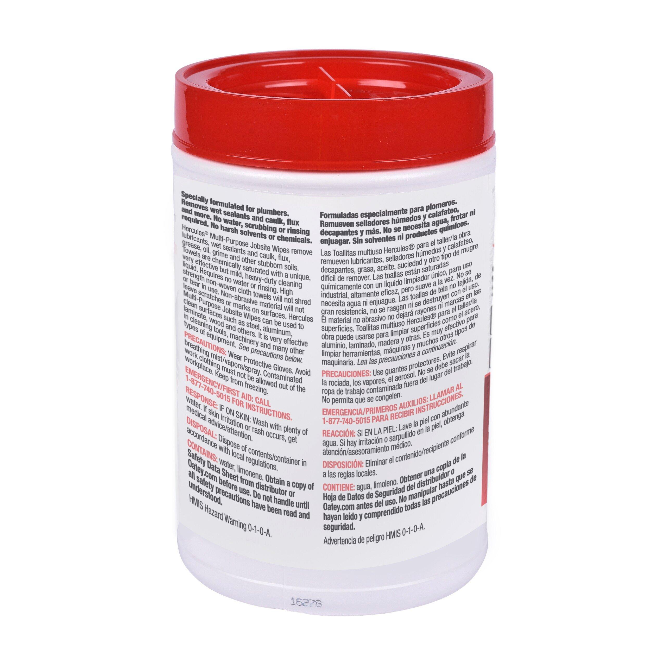 Hercules&reg; White Antibacterial Wipes 