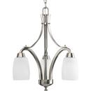 Progress Lighting Brushed Nickel 100W 3-Light Medium E-26 Base Incandescent Chandelier 