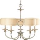 5-Light Chandelier with Shade in Silver Ridge