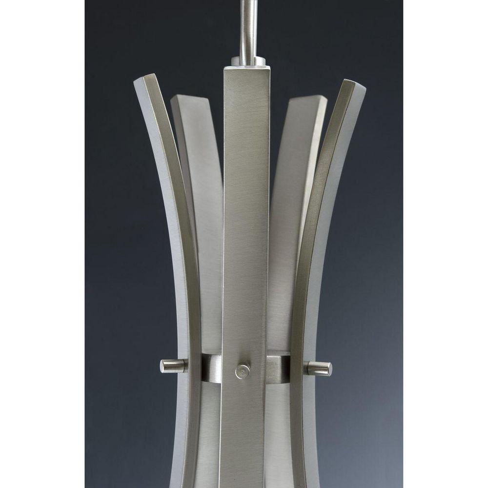 Progress Lighting Brushed Nickel 9 Light 540W Candelabra Chandelier 