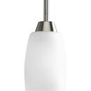 Progress Lighting Brushed Nickel 1 Light 100W Mini Pendant Etched Down Light 