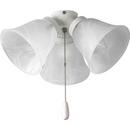 60 W 3-Light Candelabra Universal Fan in White