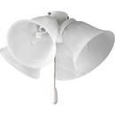 4-Light Universal Fan Light Kit in White