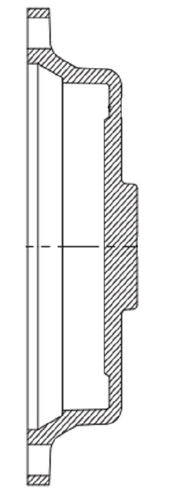 4 in. Union Tight Ductile Iron C153 Short Body Tapped Plug 