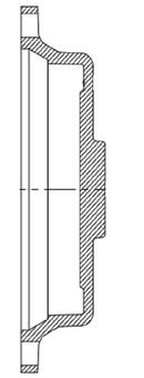 4 in. Union Tight Ductile Iron C153 Short Body Tapped Plug 