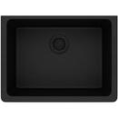 Elkay Black 24-5/8 x 18-1/2 in. No Hole Composite Single Bowl Undermount Kitchen Sink 