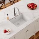 Elkay White 24-5/8 x 18-1/2 in. No Hole Composite Single Bowl Undermount Kitchen Sink 