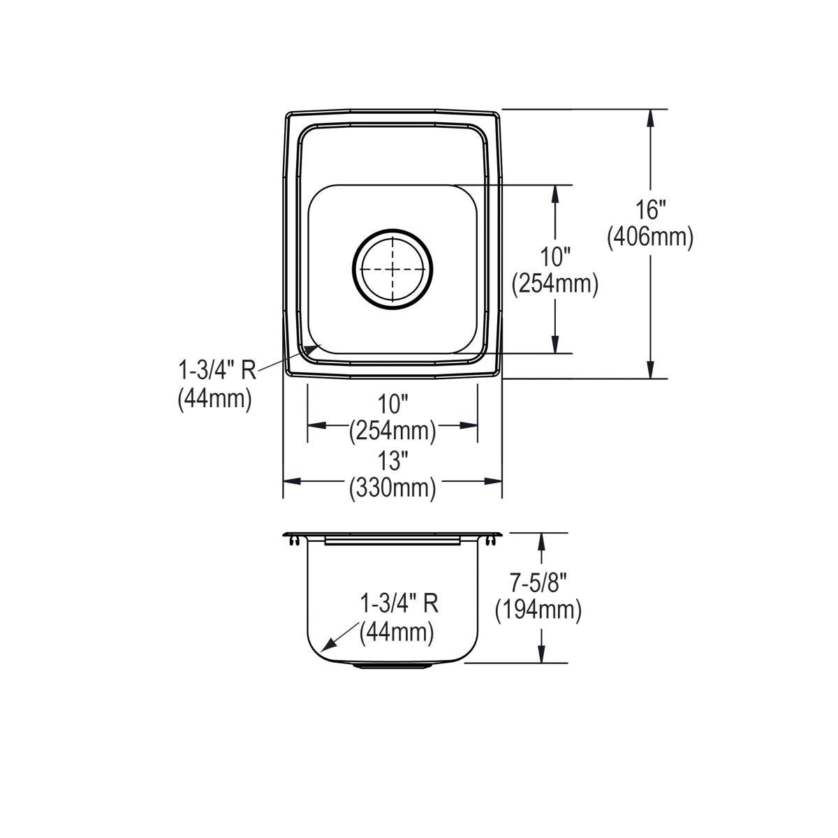 Elkay Bisque 33 x 20-1/2 in. No Hole Composite Double Bowl Undermount Kitchen Sink 