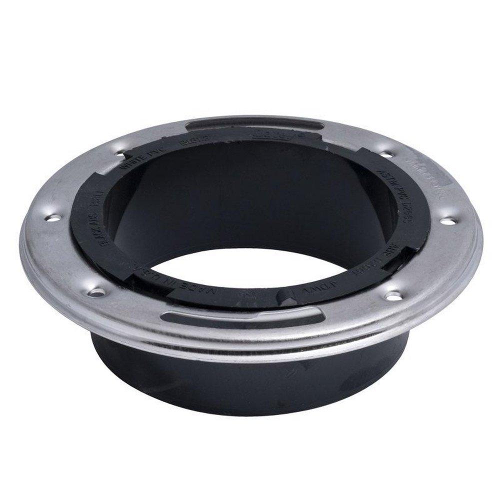 Oatey&reg; Black 4 in. ABS Closet Flange 