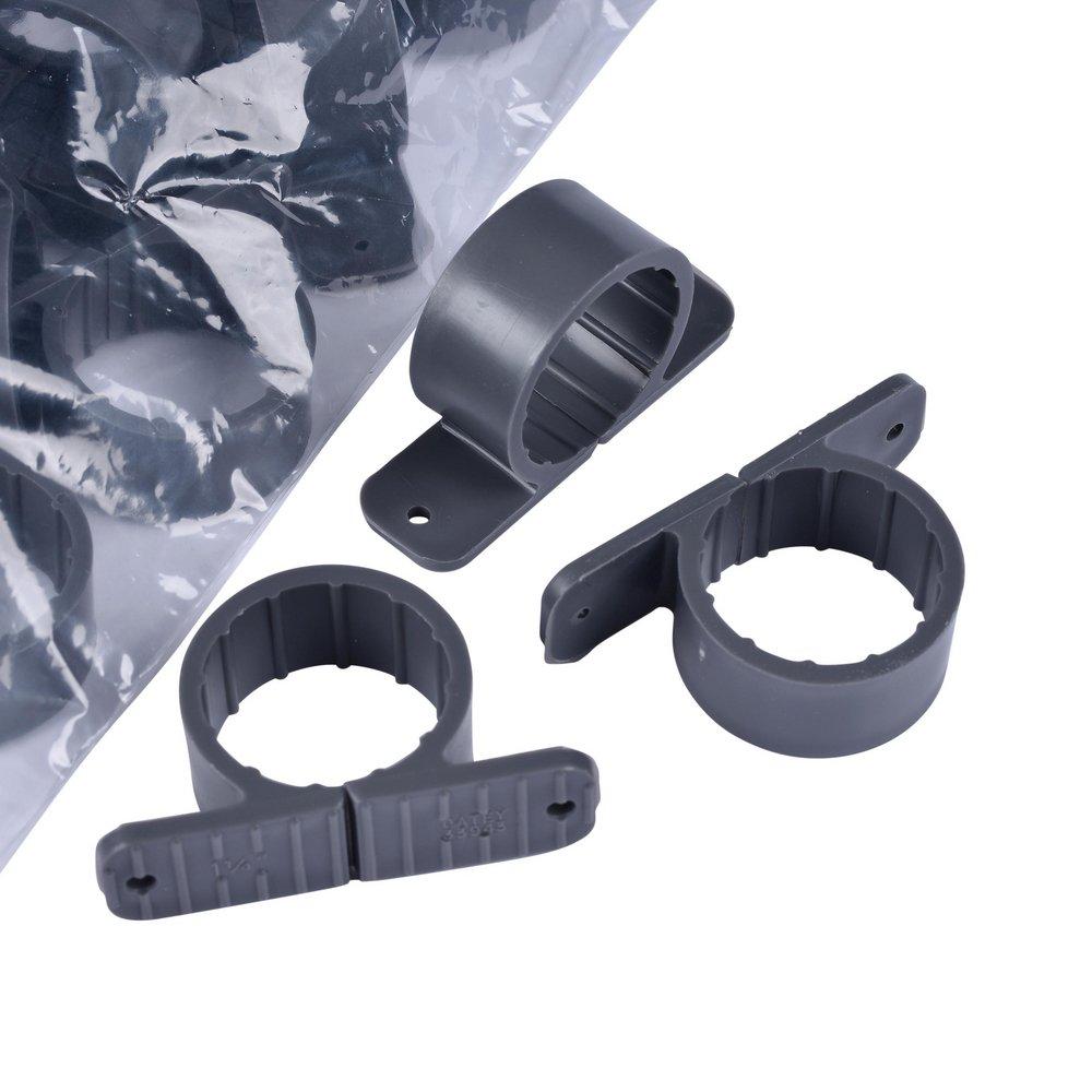 Oatey&reg; Grey Polypropylene Standard Pipe Clamp 