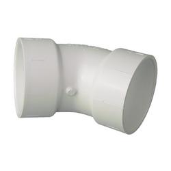 3 PVC DWV HXH 45 Elbow