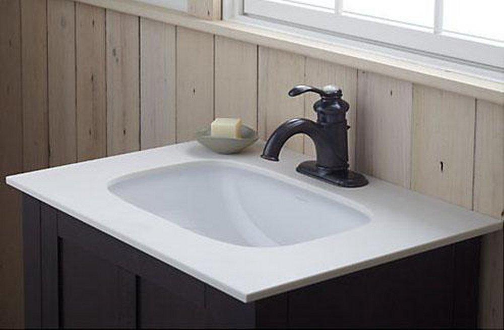 Sterling White Undermount Bathroom Sink 