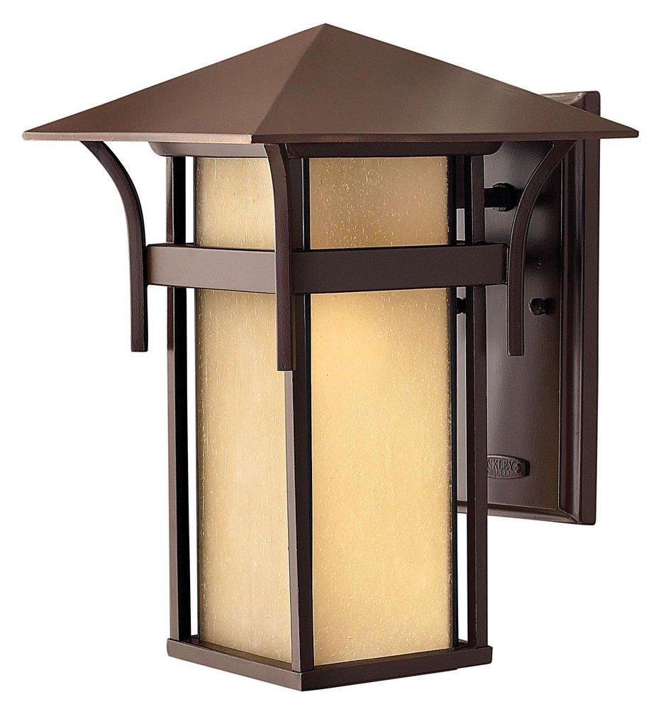 Hinkley Anchor Bronze 13-1/2 in. 75W 1-Light Outdoor Wall Lantern 