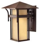 13-1/2 in. 75W 1-Light Outdoor Wall Lantern in Anchor Bronze