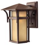 10-1/2 in. 60W 1-Light Outdoor Wall Lantern in Anchor Bronze