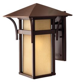 11 in. 100W 1-Light Medium E-26 Wall Lantern in AnchorBronze