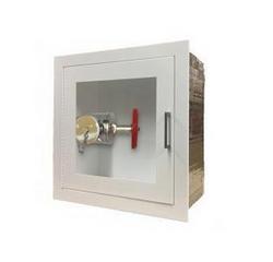 Cold Rolled Steel and Glass Valve Cabinet