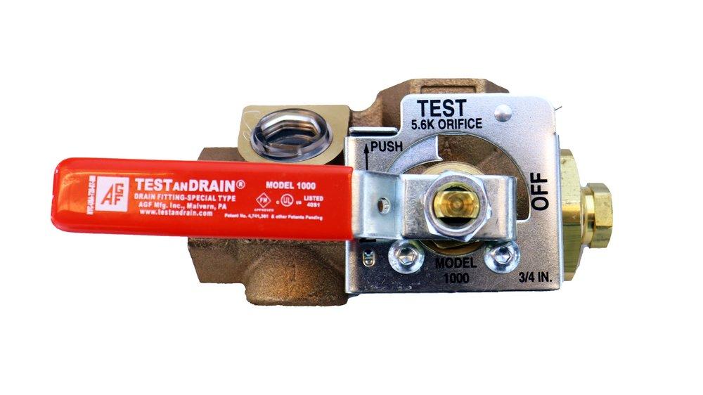 AGF Manufacturing NPT Bronze Test and Drain Valve 