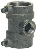 Gruvlok Socket Weld x Socket Weld x NPT Cast Iron Tee 