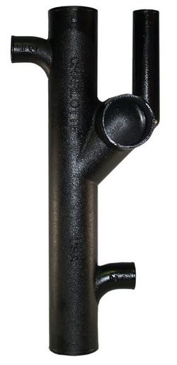 4 x 30 in. No Hub Cast Iron Closet Fitting