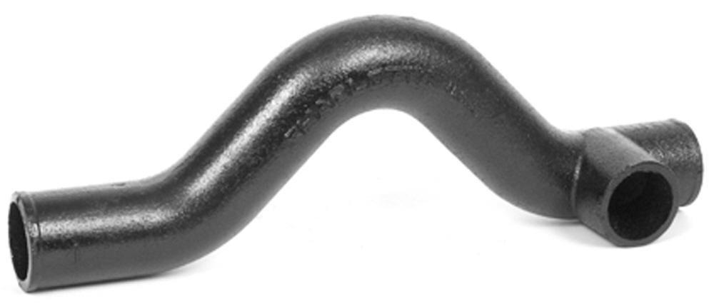 Black No-Hub Cast Iron Left Hand Crossover Vent 