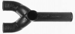 2 in. Spigot Cast Iron Vented Tub Wye