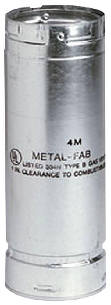 Metal Fab 4 in. Type B Gas Vent Pipe 