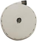 Dixon Valve & Coupling White 50 ft. 300# Single Jacket NST Fire Hose with Aluminum Expansion Ring 