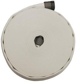 1-1/2 in. 50 ft. 300# Single Jacket NST Fire Hose with Aluminum Expansion Ring