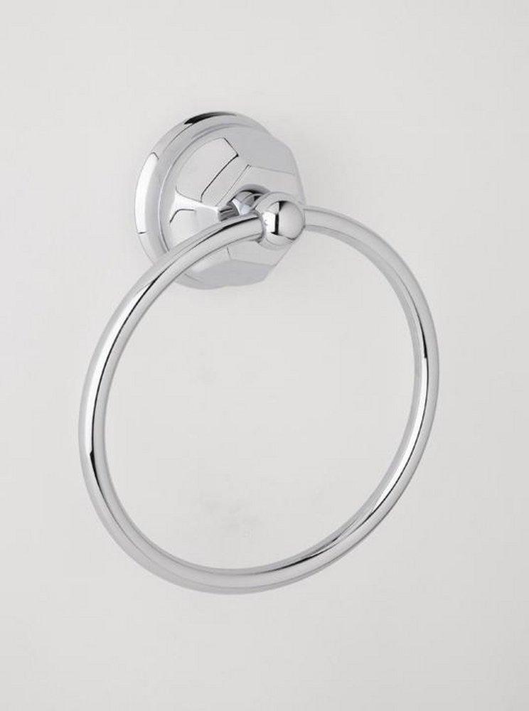 ROHL&reg; Polished Nickel Round Closed Towel Ring 