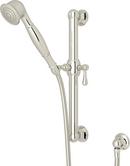 Grab Bar Set with Hand Shower Hose and Outlet in Polished Nickel