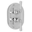 Thermostatic Volume Control Valve with Double Lever Handle in Polished Chrome
