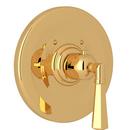 Single Handle Thermostatic Valve Trim in Inca Brass