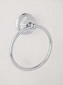 Round Closed Towel Ring in Polished Chrome