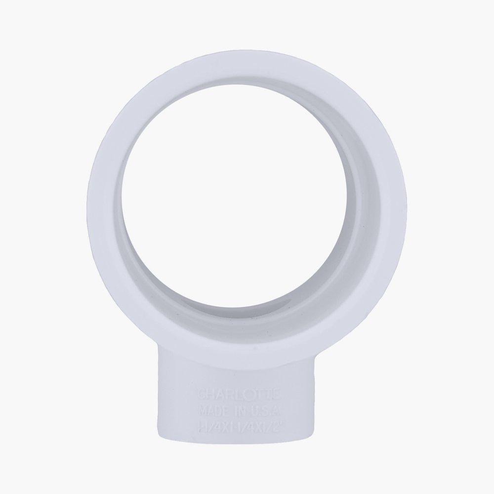 White PVC Schedule 40 Tee 