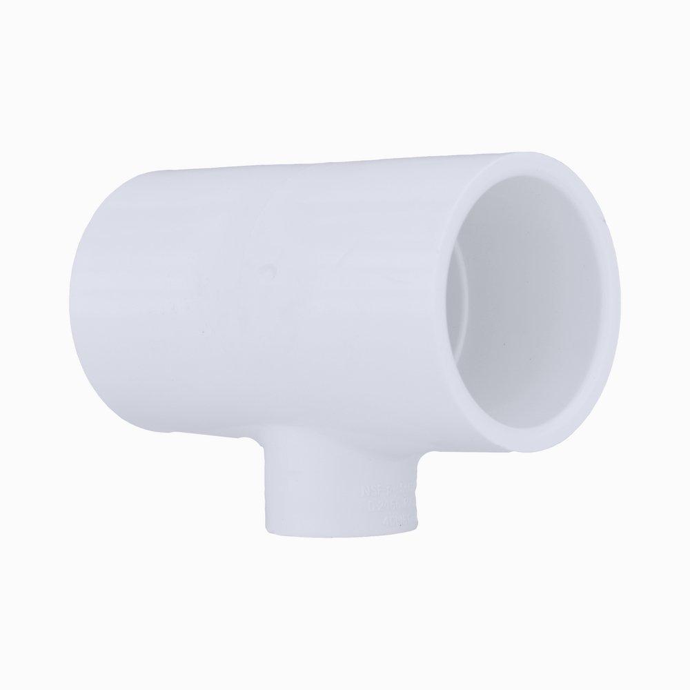 White PVC Schedule 40 Tee 