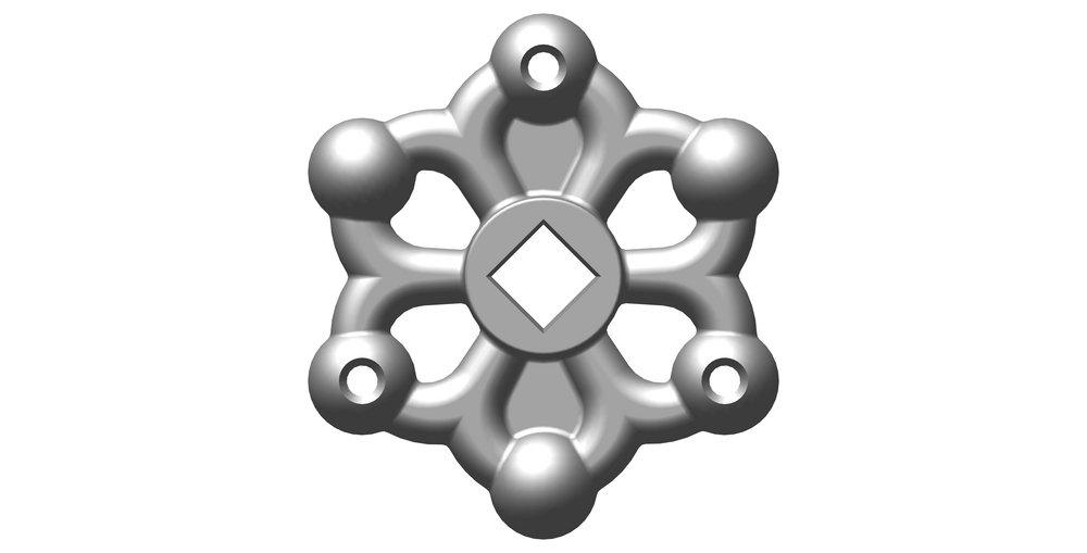 Mueller Company Stem Handwheel 