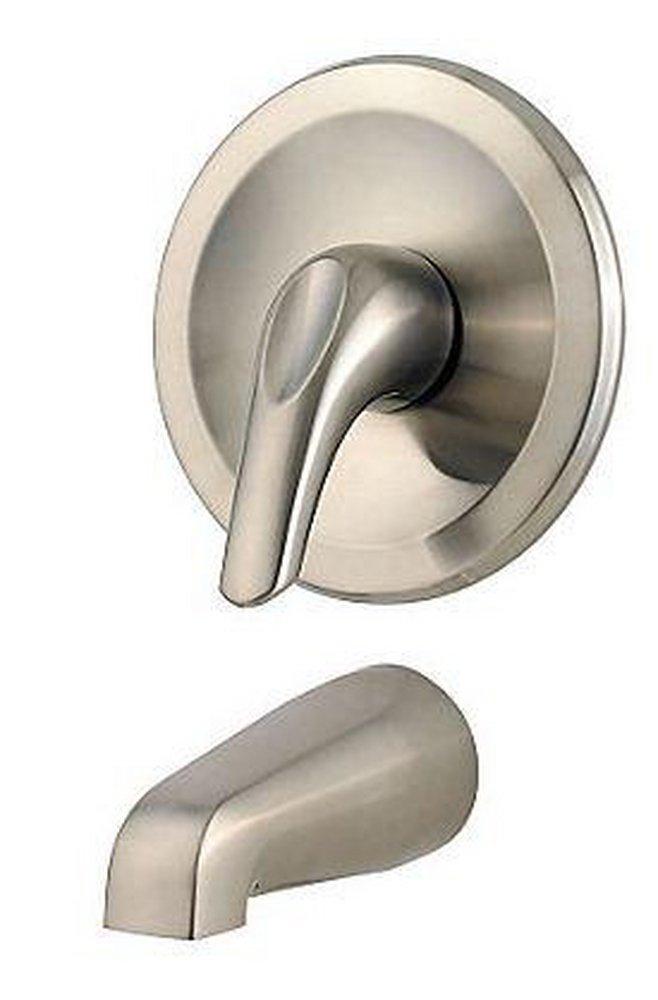 Pfister Brushed Nickel Single Handle Wall Mount Filler (Trim Only) 