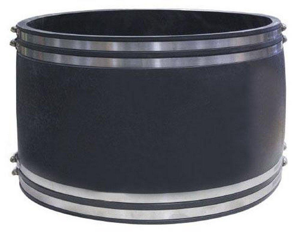 Fernco 4 in. Asbestos Cement Fiber and Ductile Iron Flexible Coupling 