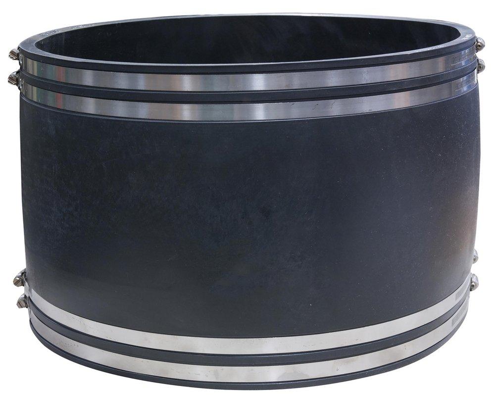 Fernco Concrete x Ductile Iron Straight PVC Coupling 