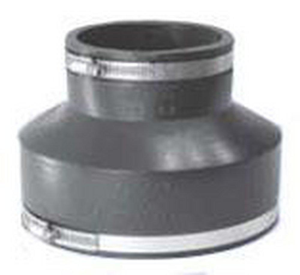 Fernco Clay x Cast Iron and Plastic Flexible Coupling 