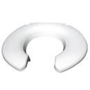 Open Front Closet Toilet Seat (Less Cover) in White