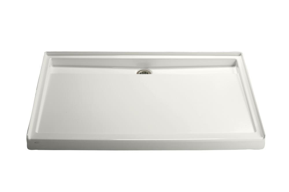 KOHLER White 60 in. Rectangle Shower Base 