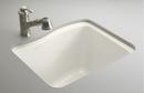 KOHLER Biscuit 25 x 22 in. Undermount Laundry Sink 