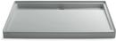 60 in. Rectangle Shower Base in Ice Grey