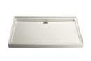 60 in. Rectangle Shower Base in Biscuit