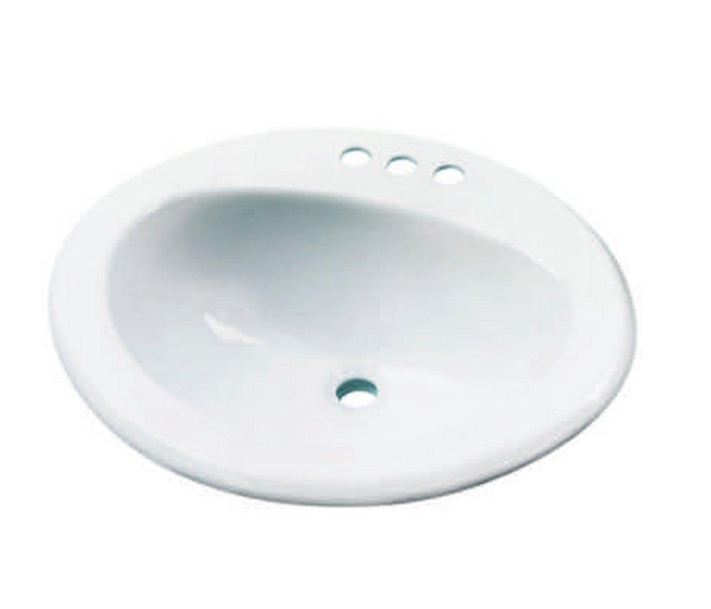 Gerber Plumbing White Drop-in Basin 
