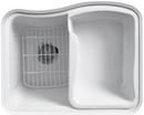 KOHLER White 25 x 22 in. Undermount Laundry Sink 