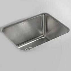 23 in. Undermount Stainless Steel Single Bowl Kitchen Sink
